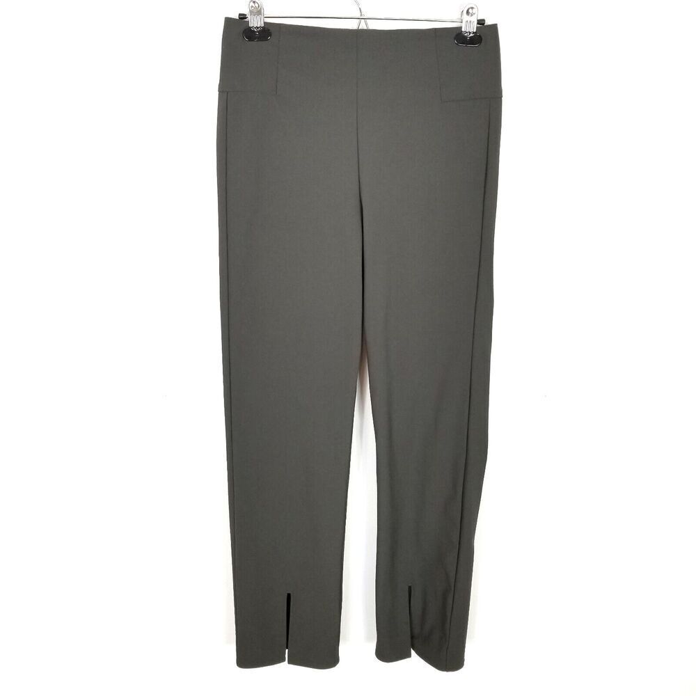 Athleta Women Wander Slim Ankle Pants Sz 8 Olive Green Nylon Athletic Casual